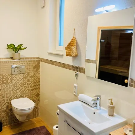 Alb-welle I Design-apartment Mit Privater Sauna & Badkap-naehe * Albstadt