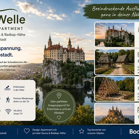 Alb-welle I Design-apartment Mit Privater Sauna & Badkap-naehe Appartement *